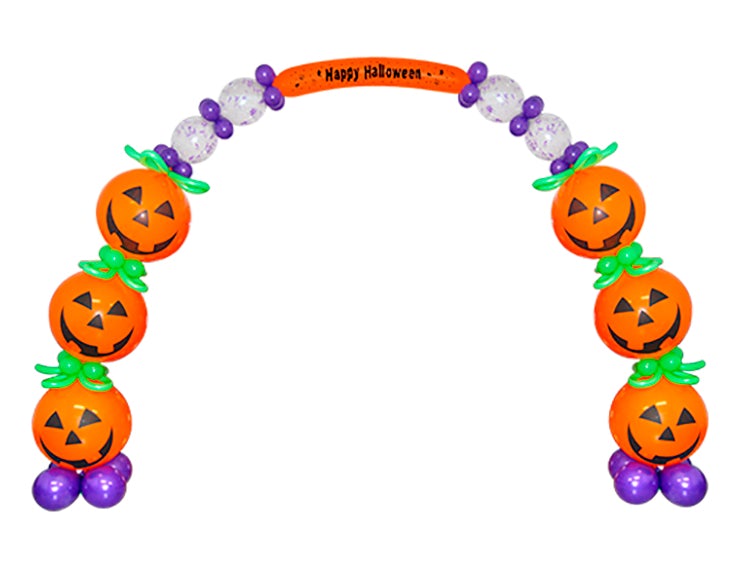 Arco Halloween Calabazas