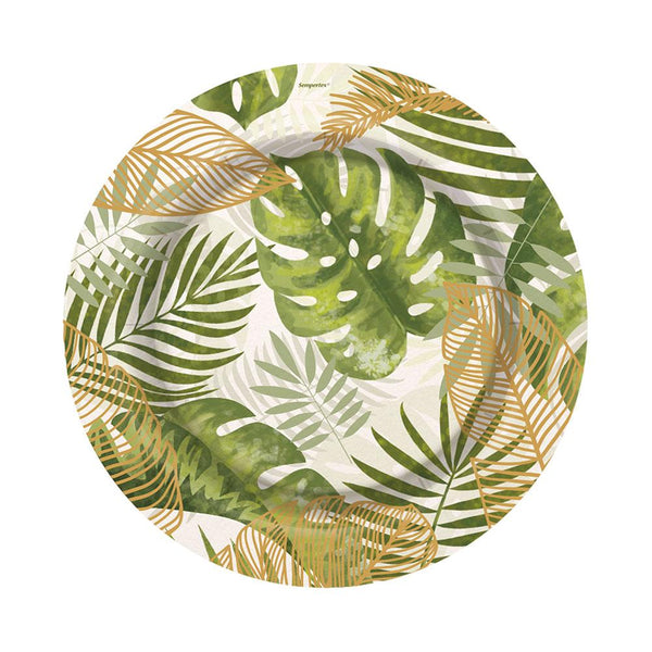 TROPICAL LEAVES PLATE